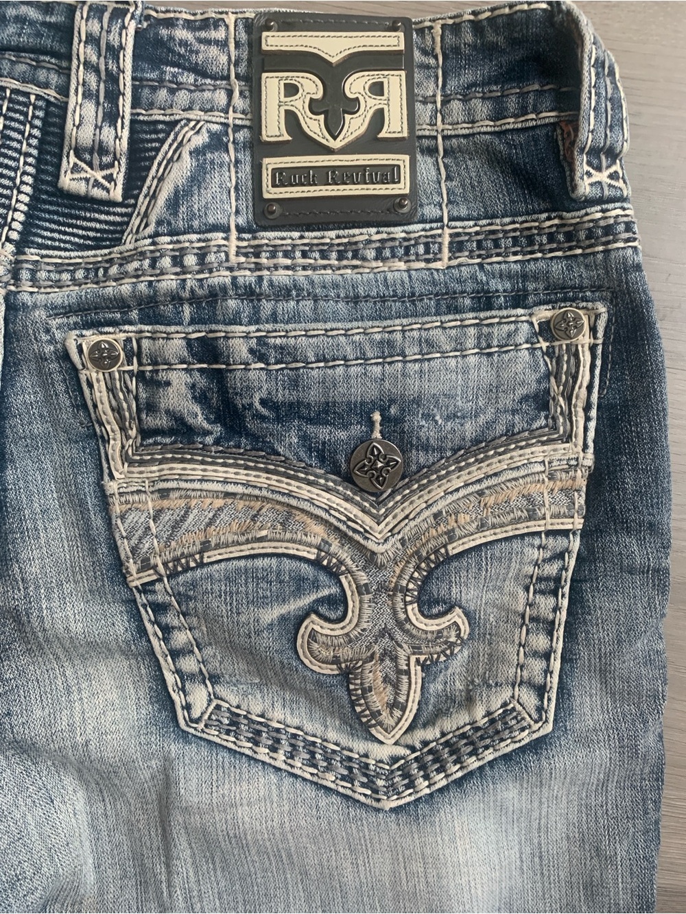 Rock Revival Brayen Boot Stretch Jean Size 34W